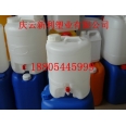 10升水嘴塑料桶，10公斤水龍頭塑料桶，10L白色塑料桶.